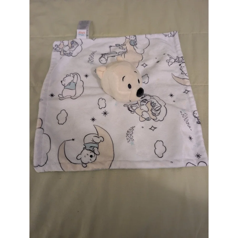 DISNEY BABY Winnie the Pooh Security Blanket Soft Plush Lovey 14x14